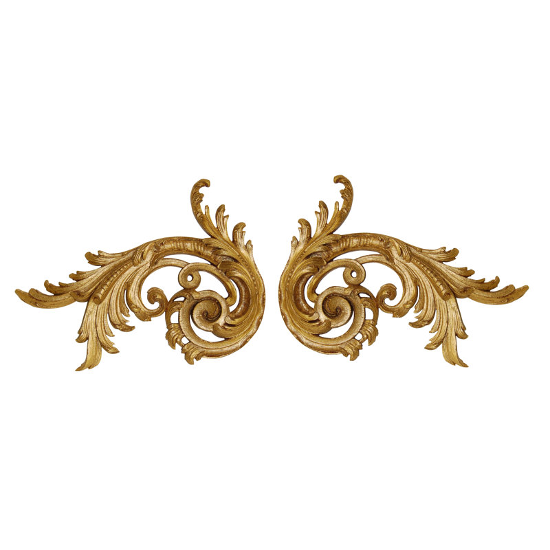 Astoria Grand Pair of Flourishes Wall Décor & Reviews Wayfair